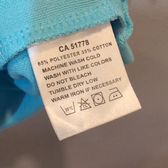 3/$20 Coal Harbour Aqua Polo Shirt Short Sleeve Golf Casual Top Mens Size Large - Picture 11 of 11